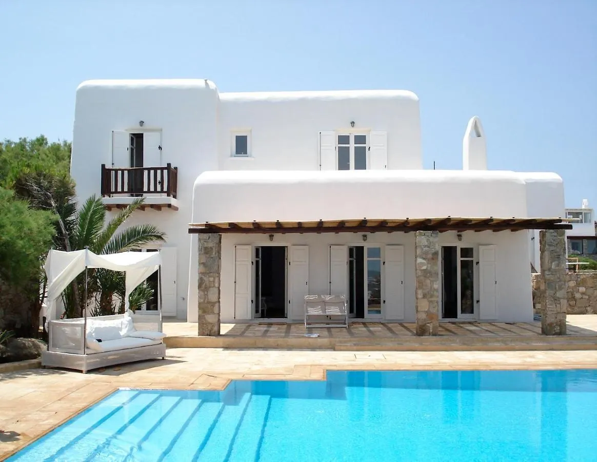 Dreamy Boho 5Bed Villa With Pool And Ocean View Mykonos Town 0*,