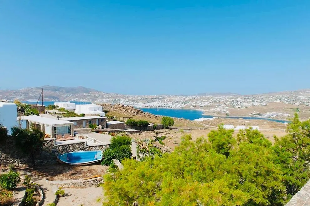 Dreamy Boho 5Bed Villa With Pool And Ocean View Mykonos Town