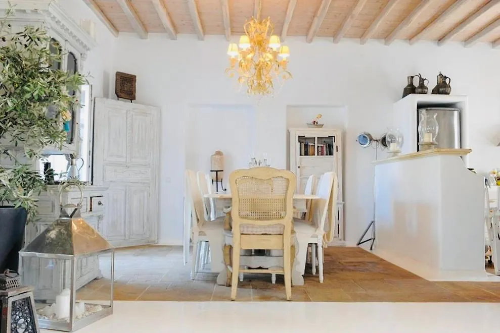Dreamy Boho 5Bed Villa With Pool And Ocean View Mykonos Town Grecja