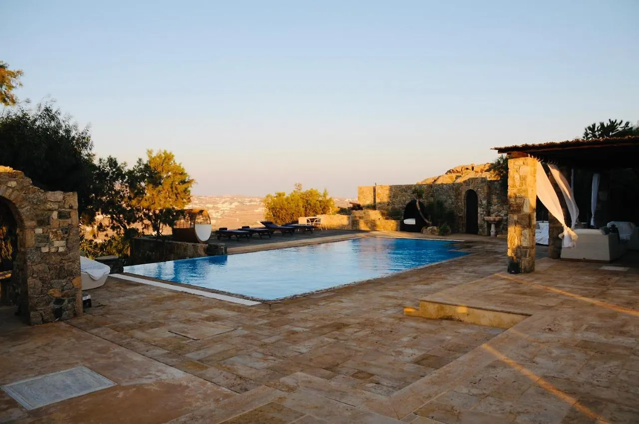 Dreamy Boho 5Bed Villa With Pool And Ocean View Mykonos Town 0*,