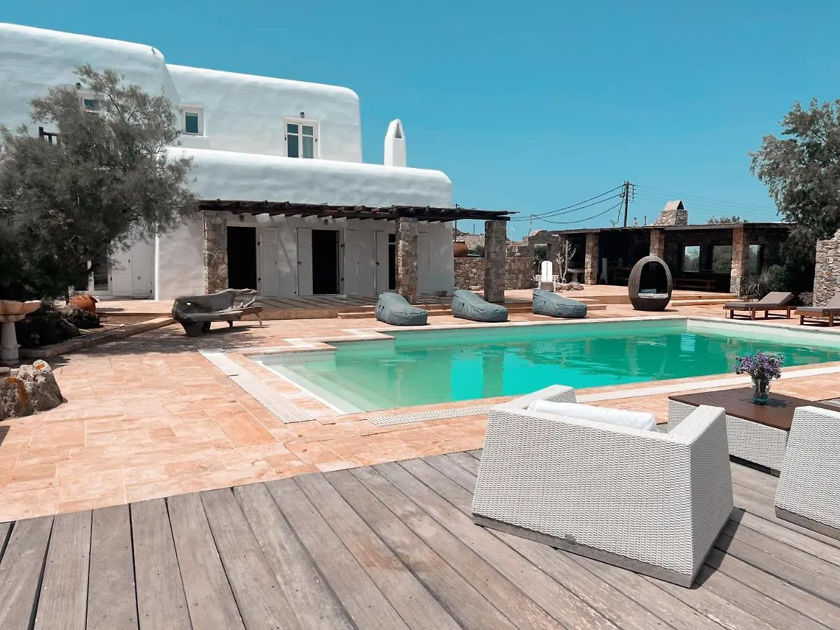 Dreamy Boho 5Bed Villa With Pool And Ocean View Mykonos Town