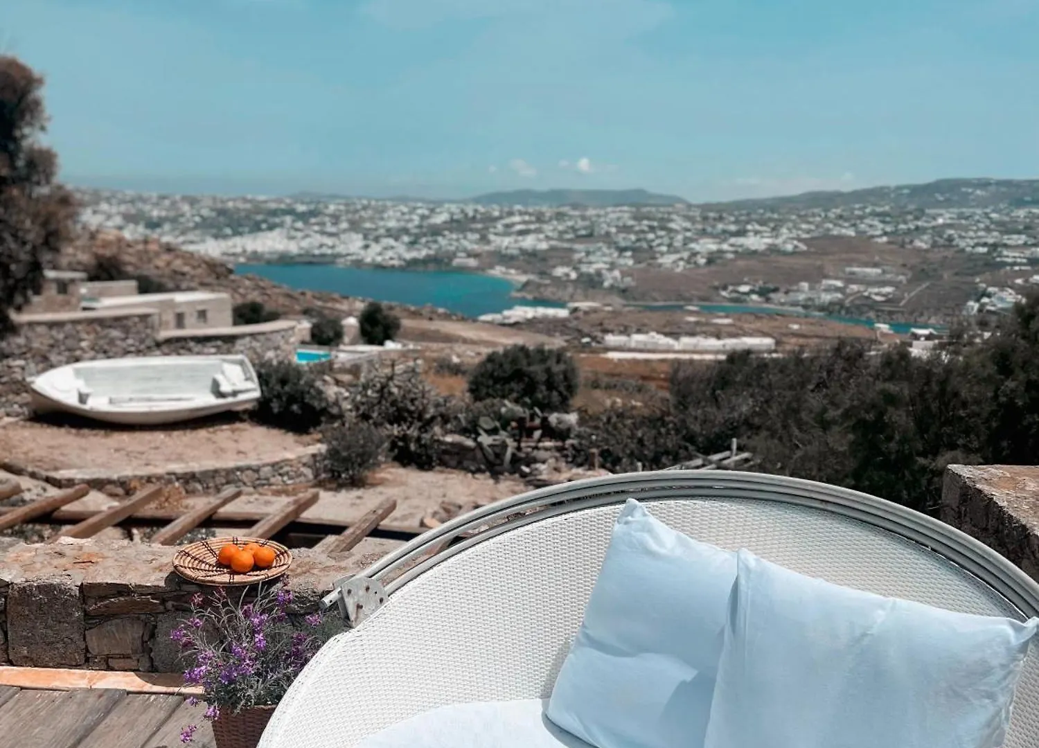 Dreamy Boho 5Bed Villa With Pool And Ocean View Mykonos Town