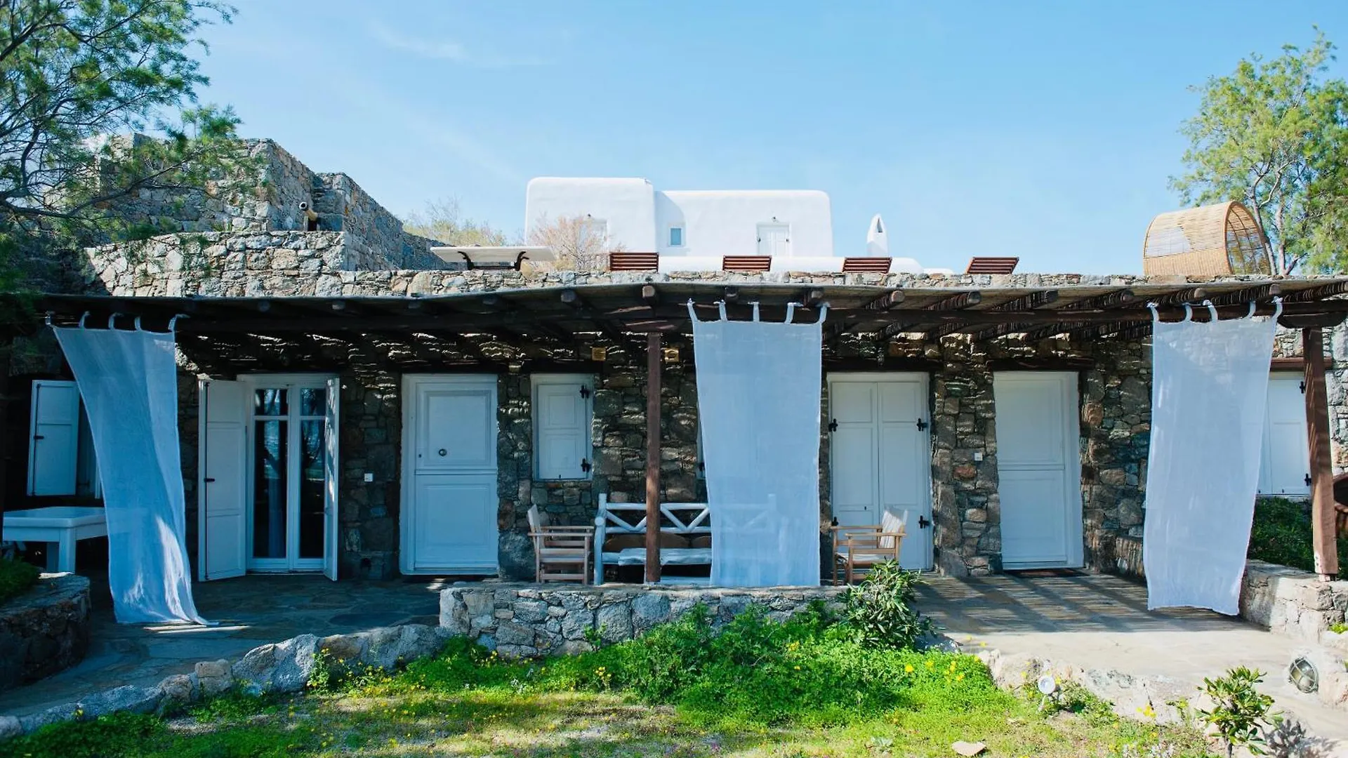 Dreamy Boho 5Bed Villa With Pool And Ocean View Mykonos Town