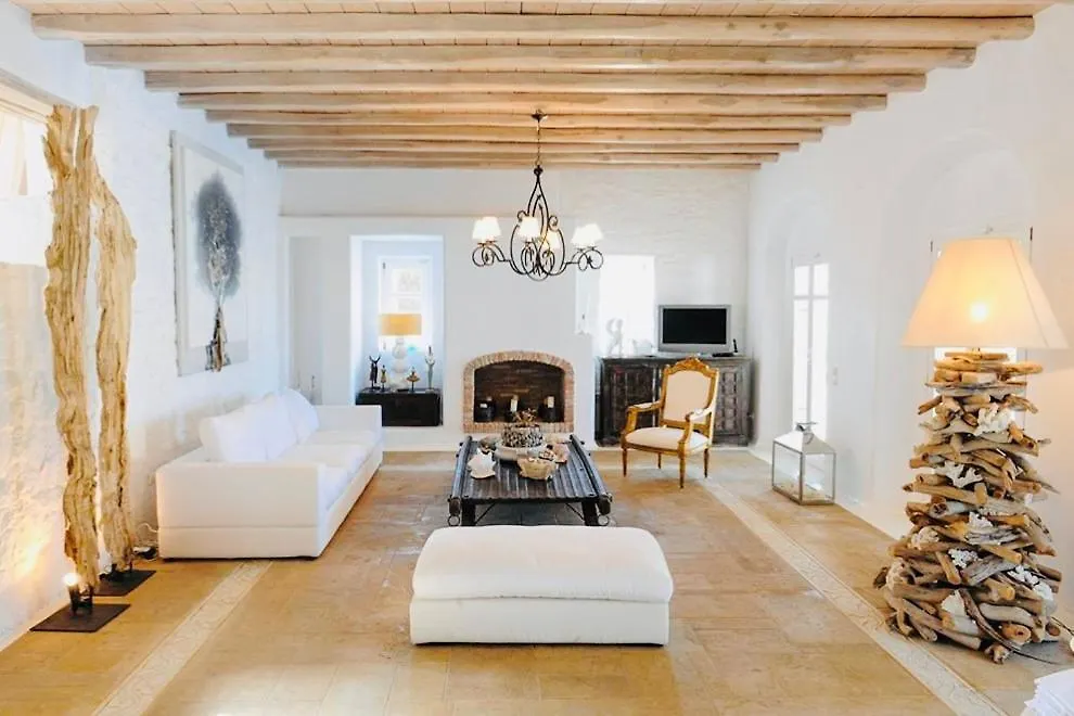 Dreamy Boho 5Bed Villa With Pool And Ocean View Mykonos Town 0*,  希腊