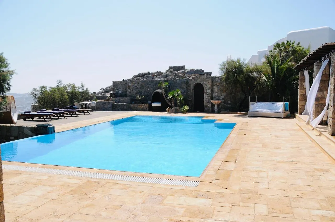 Dreamy Boho 5Bed Villa With Pool And Ocean View Mykonos Town