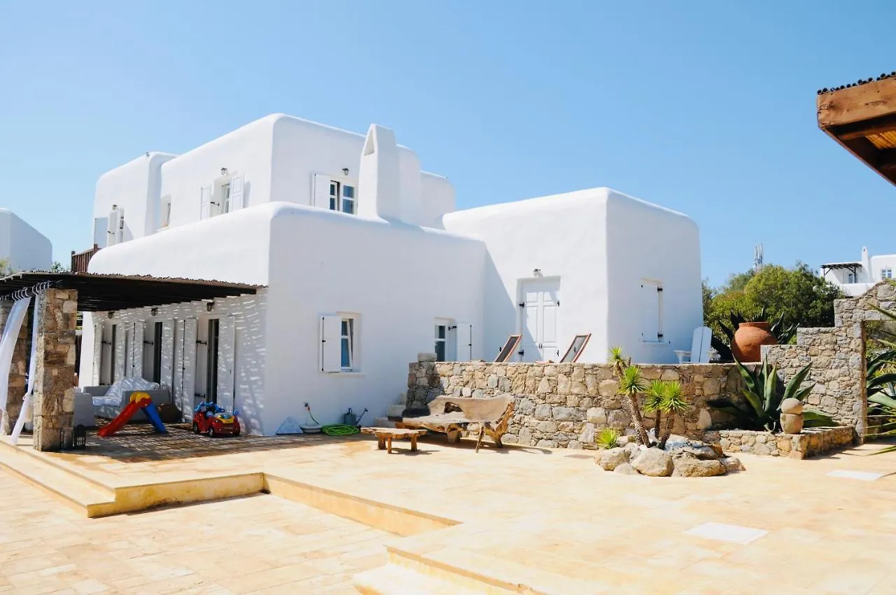 Dreamy Boho 5Bed Villa With Pool And Ocean View Mykonos Town