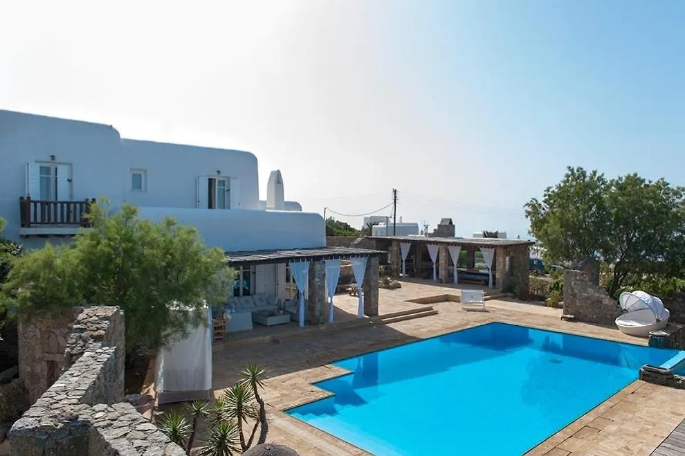 Dreamy Boho 5Bed Villa With Pool And Ocean View Mykonos Town