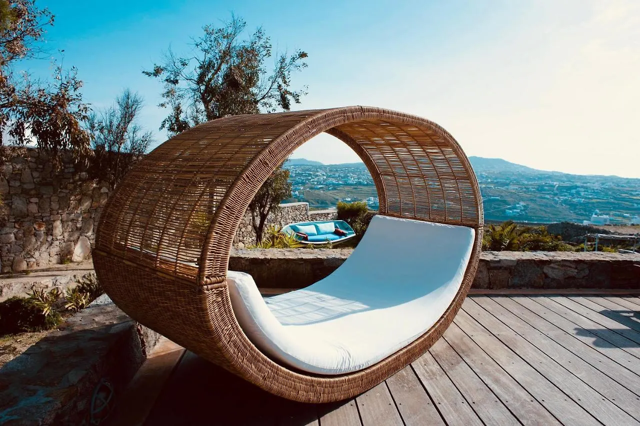Dreamy Boho 5Bed Villa With Pool And Ocean View Mykonos Town 0*,  希腊